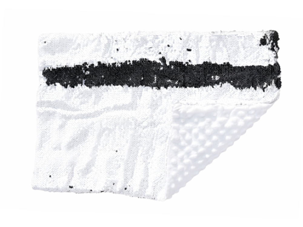 3kg Weighted Sequin Lap Pad – Black and white