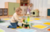 Roller coaster. Wooden play track
