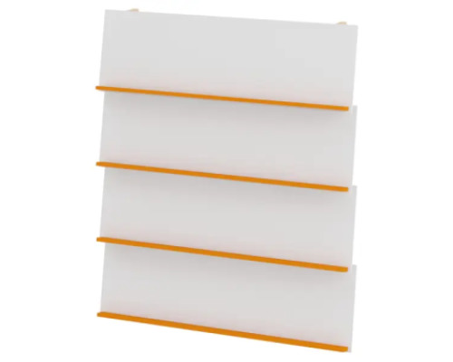 Hanging bookcase . Orange. Fresh Collection