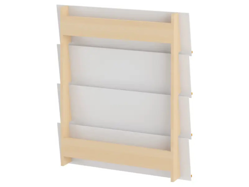 Hanging bookcase . Orange. Fresh Collection
