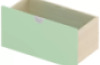 Cubo collection. Wide tall drawer - sage