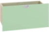 Cubo collection. Wide tall drawer - sage