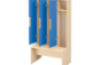 Doors with handle for cloakroom Vita 3 - Azure Blue