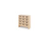Storage Unit L with deep wooden trays - Eko