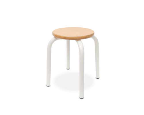Sitting stool on metal legs. 6
