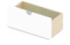 Cubo ACCESSORIES CONTAINERS white medium 1 pc