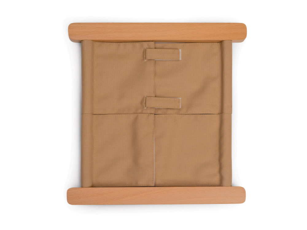 Montessori Aid. Exercise frame with Velcro