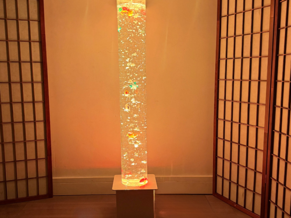 120cm Tube with White Base