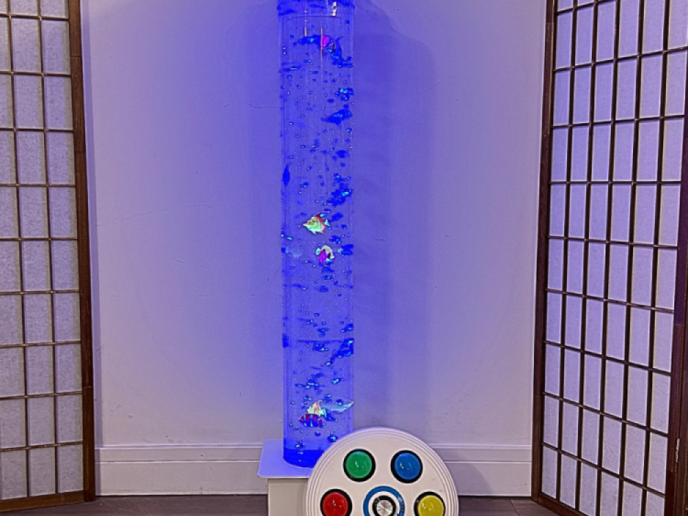 120cm Tube with White Base