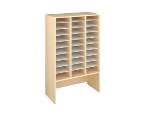 Storage Unit XL with compartments for container - Beech
