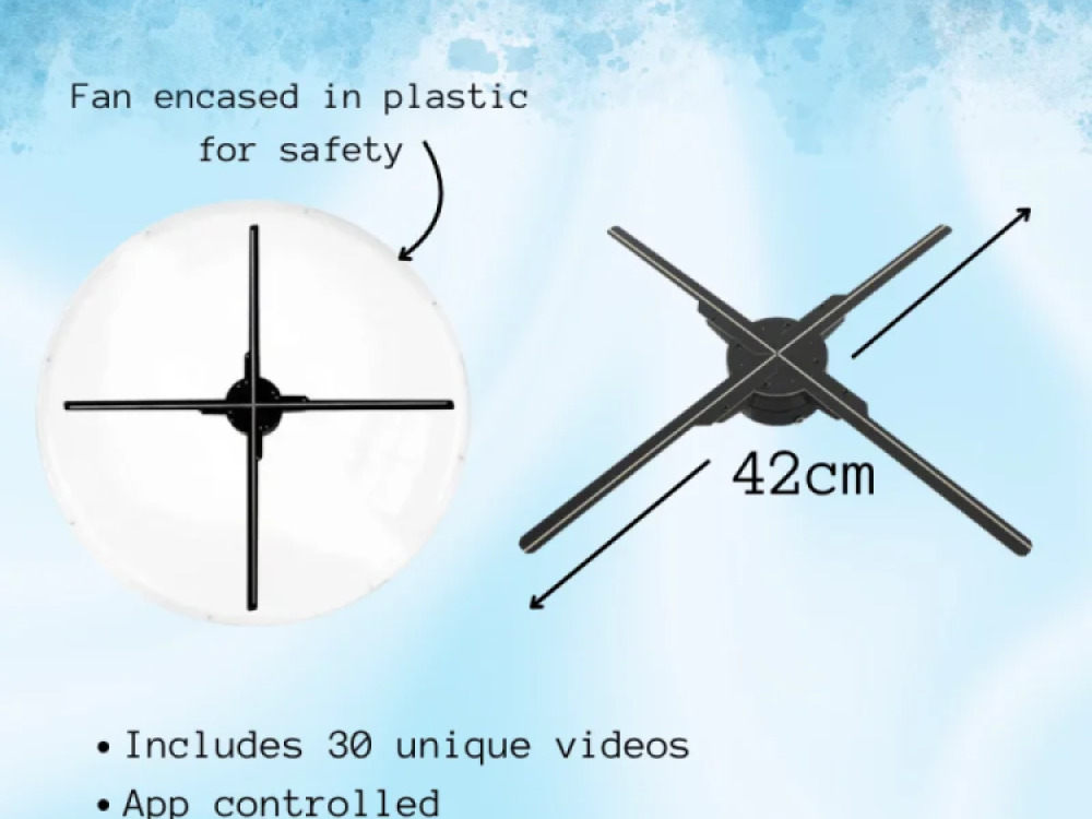 3D Hologram – 42cm