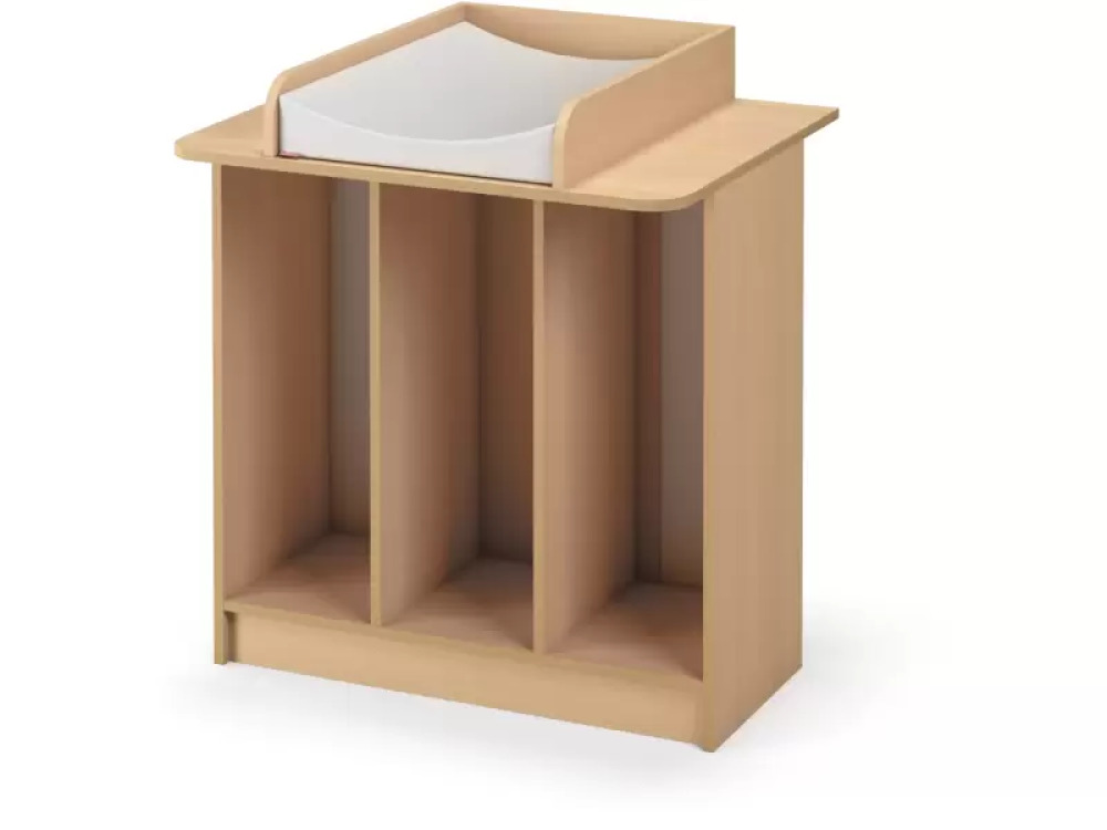 Single changing unit for plastic container