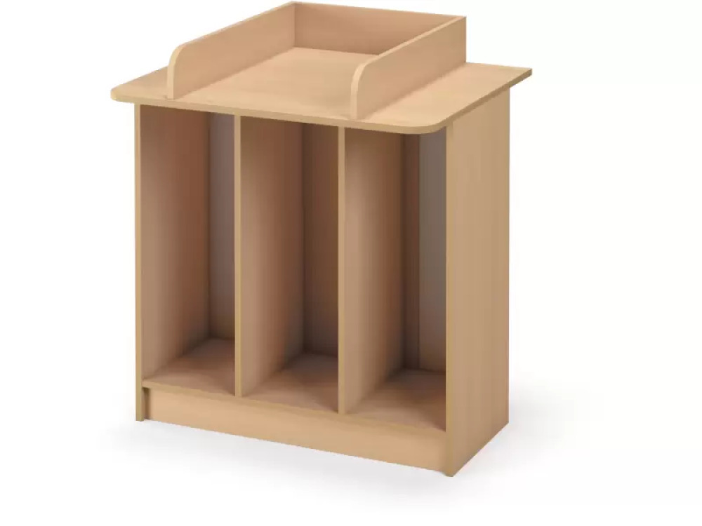 Single changing unit for plastic container