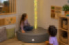Corner Bubble Tube Kit (Incl. Large Tube, Grey Padded Surround & Bracket)