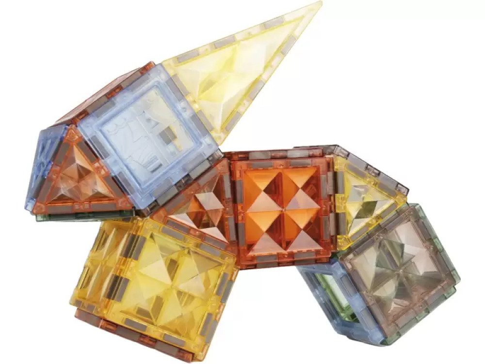 Neopuzzle. Glow-in-the-dark magnetic blocks