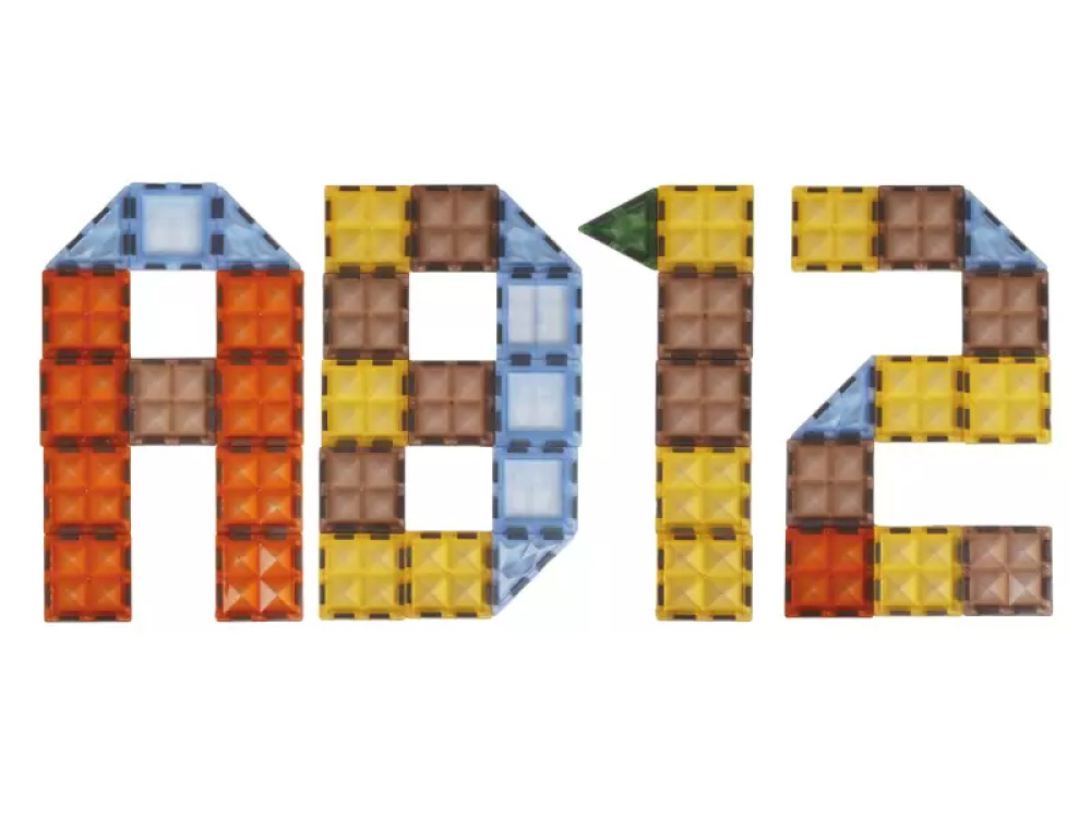 Neopuzzle. Glow-in-the-dark magnetic blocks
