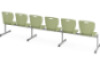 MultiSeat. 6-person cloakroom bench 6. Avocado