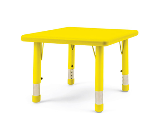 Butterfly square table - yellow