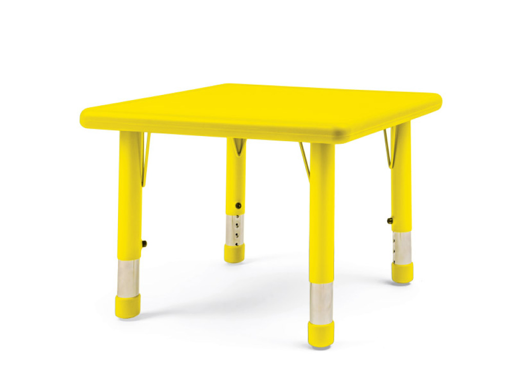 Butterfly square table - yellow