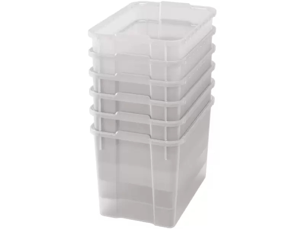 Extra large plastic containers - transparent - 06