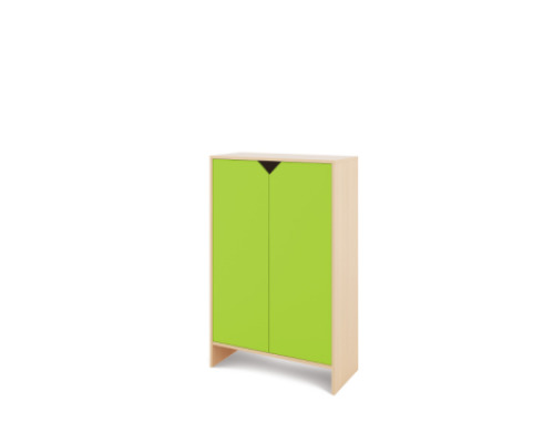 Storage Unit XL with shelves + doors - Green