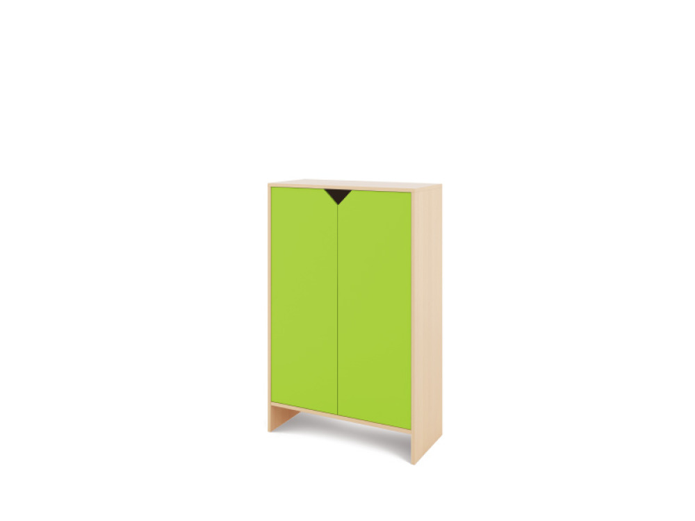 Storage Unit XL with shelves + doors - Green