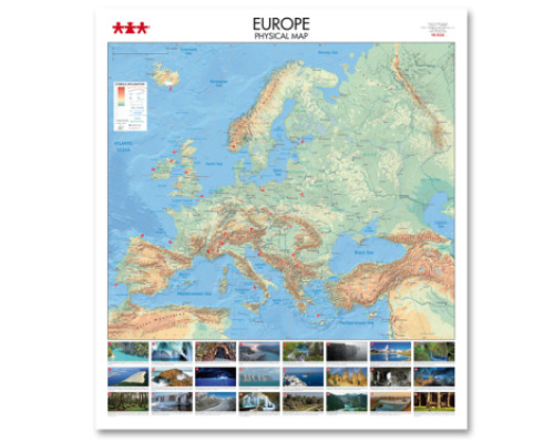Europe. Physical Map