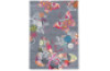 Children?s carpet, grey - Butterflies 4x5 m