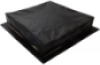 Small wooden sandpit with tarp and base
