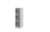 3-person add-on for 9-person metal cloakroom - grey