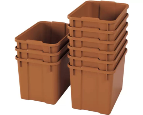 Extra large plastics containters - eco sienna - 09