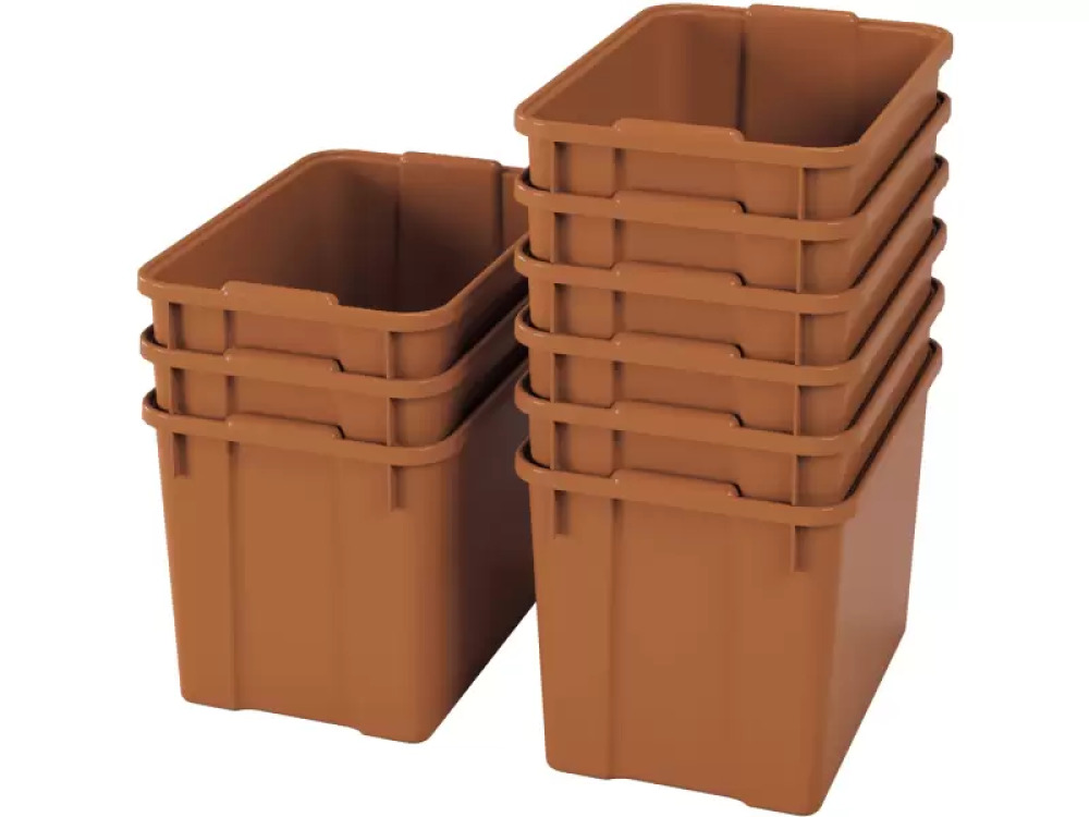 Extra large plastics containters - eco sienna - 09