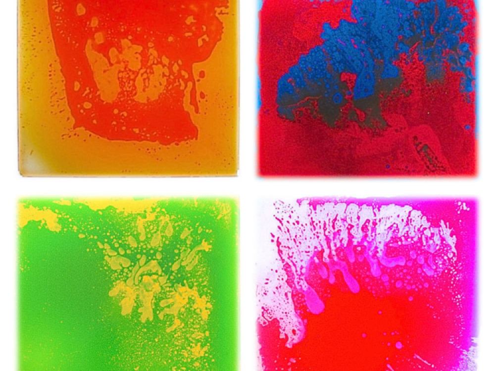 Small Liquid floor tiles 30x30cm (Pack of 4 Colours)