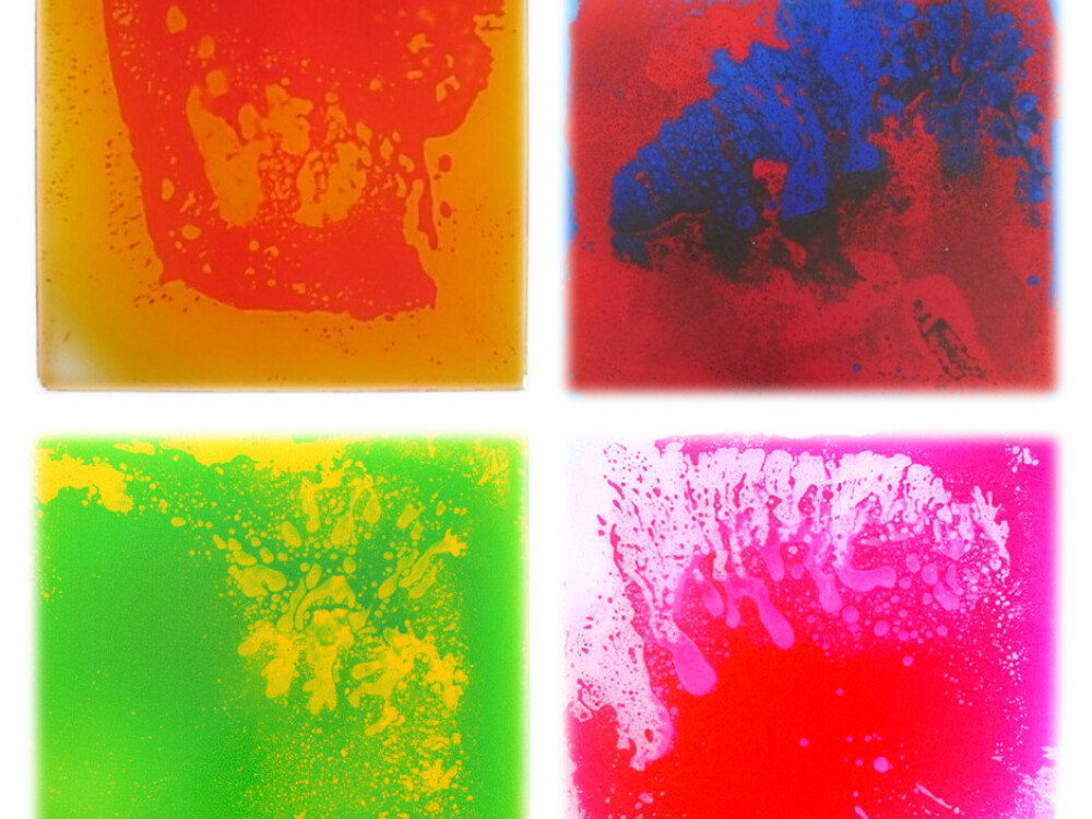 Small Liquid Floor Tiles 30x30cm (pack Of 4 Colours)