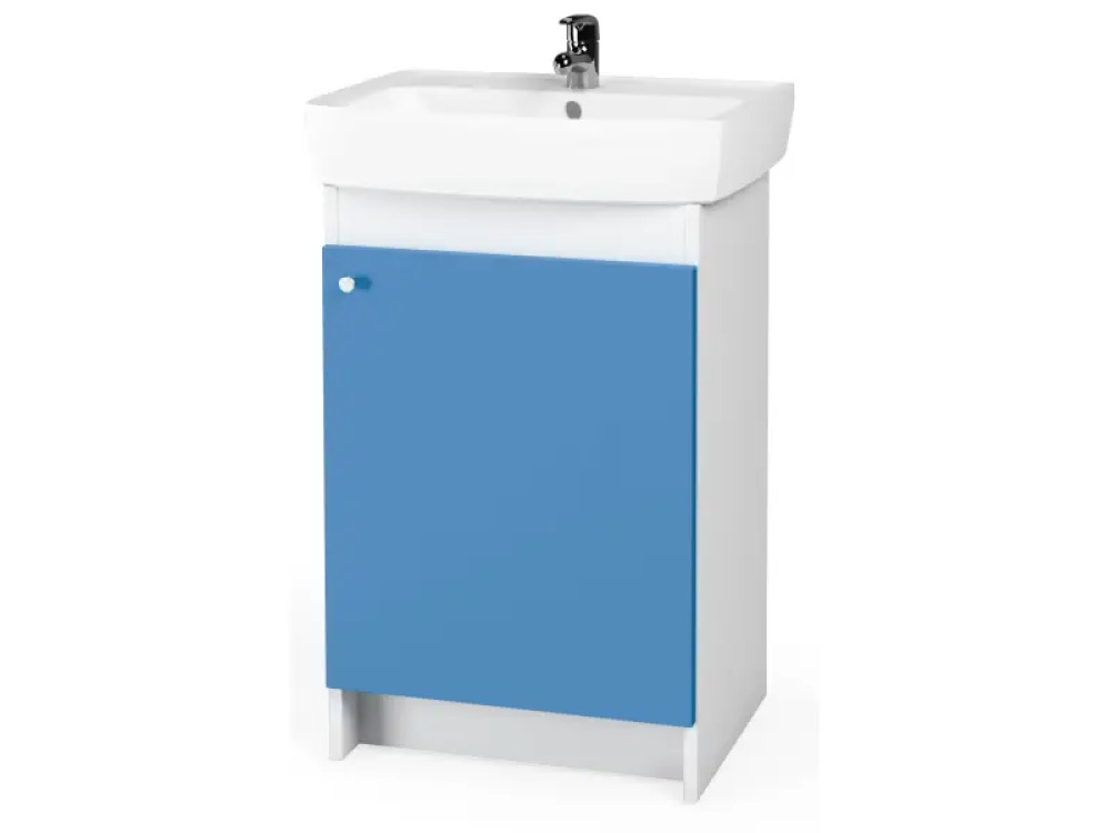 Bathroom cabinet for washbasin. Cubo collection