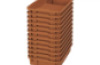 Small plastic containters- eco sienna - 12