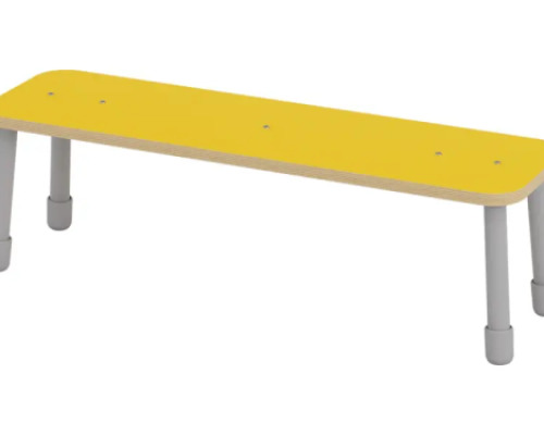 CLOAKROOMS Bench yellow