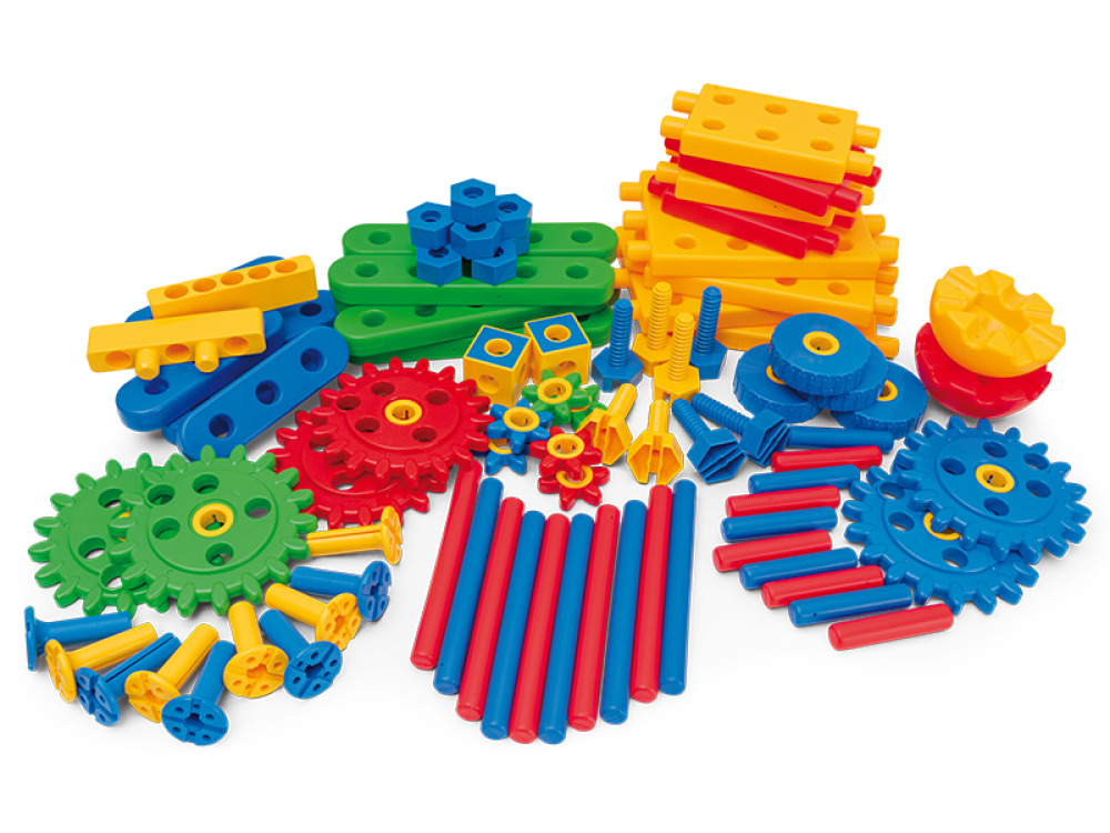 Gears. Construction bricks
