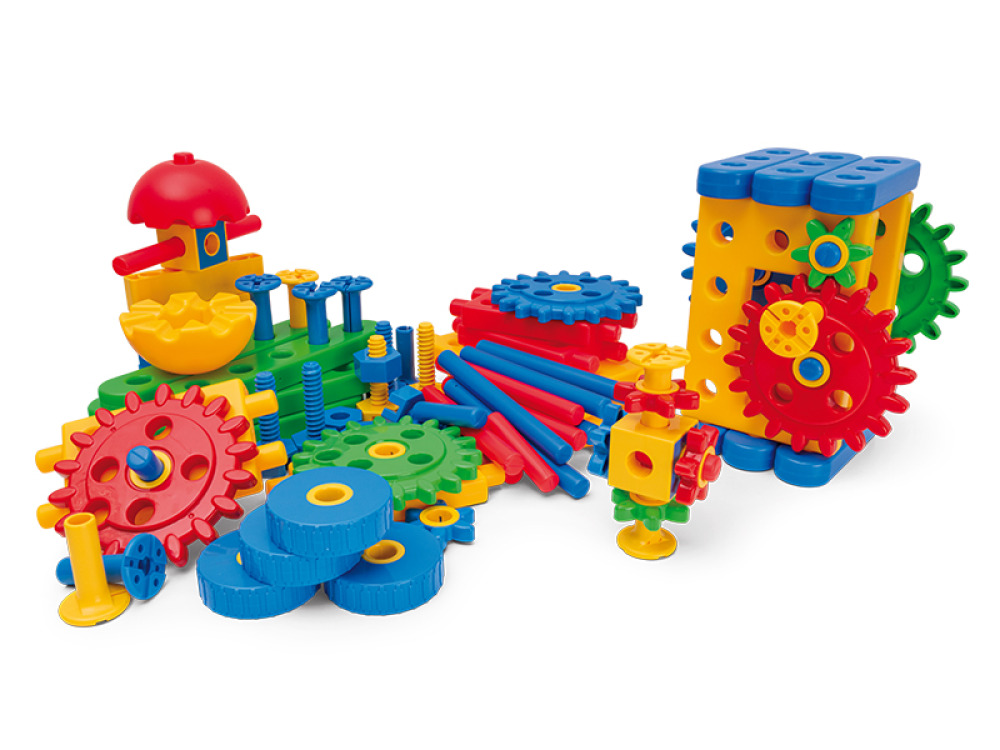 Gears. Construction bricks