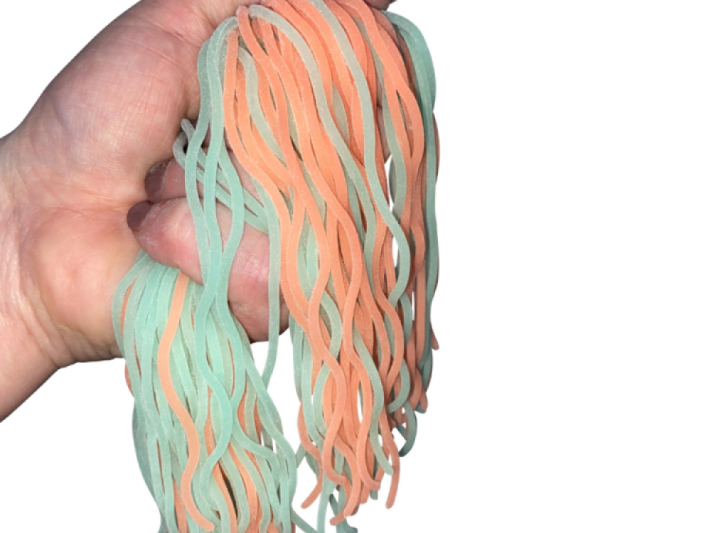 Wavy glow Spaghetti strings