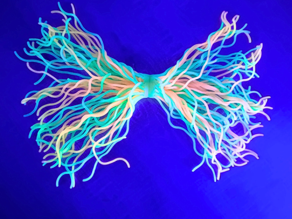 Wavy glow Spaghetti strings