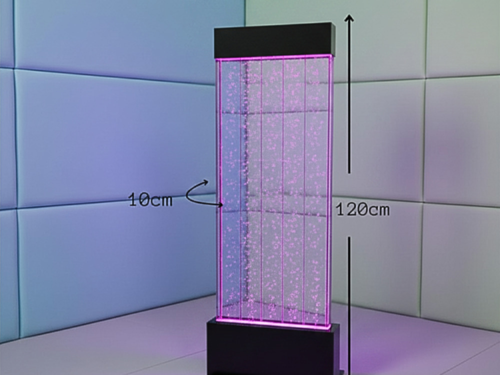 Free Standing Bubble Wall, Black