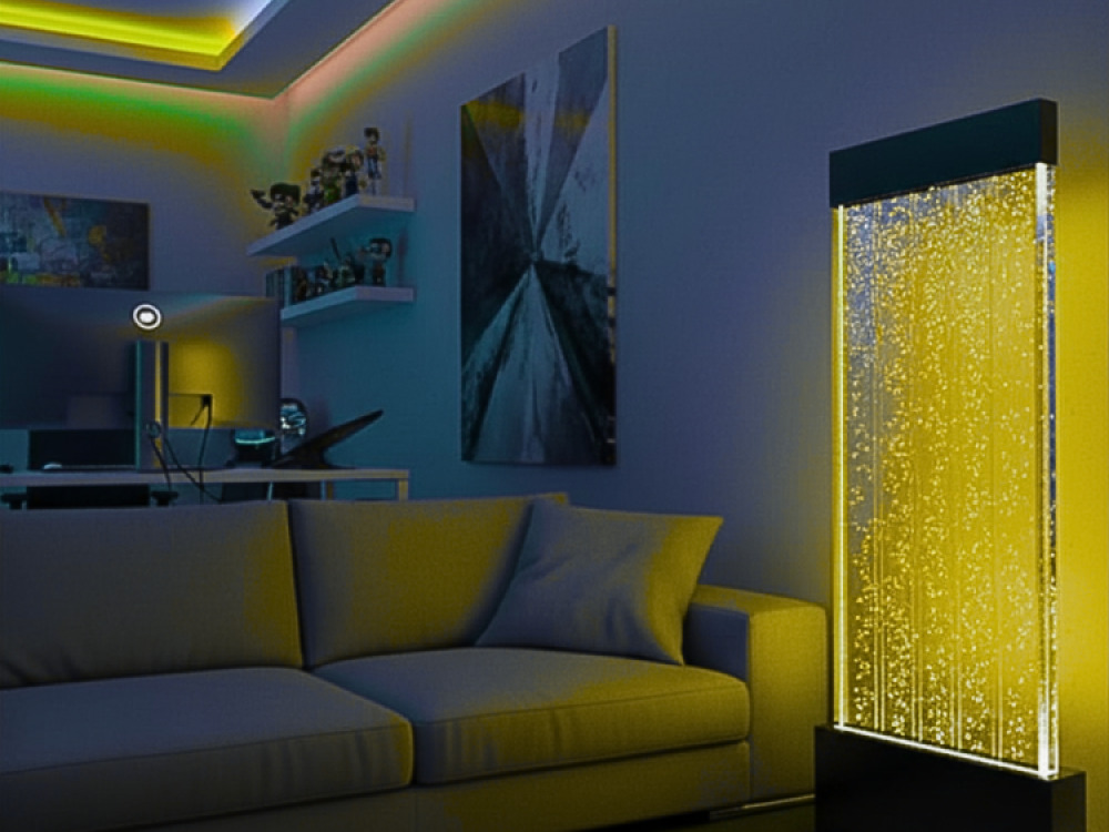 Free Standing Bubble Wall, Black