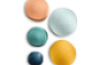 Rainbow pebbles. Balancing-sensory path