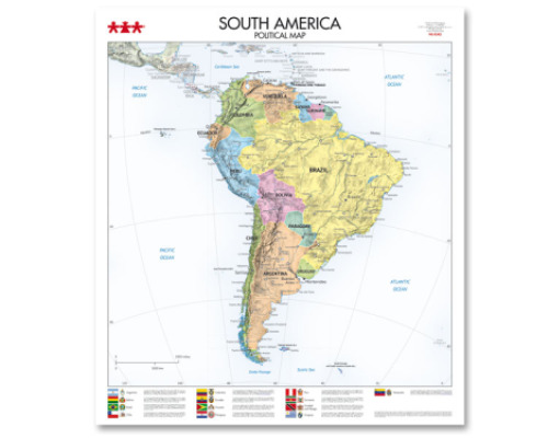 South America. Political Map