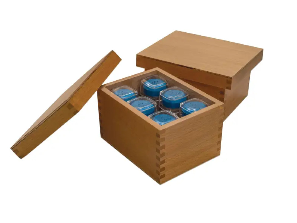 Montessori Aids. Aromatic bottles