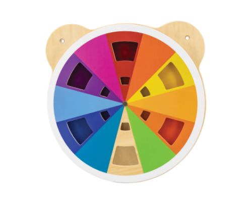 Manipulative board - bear - rainbow