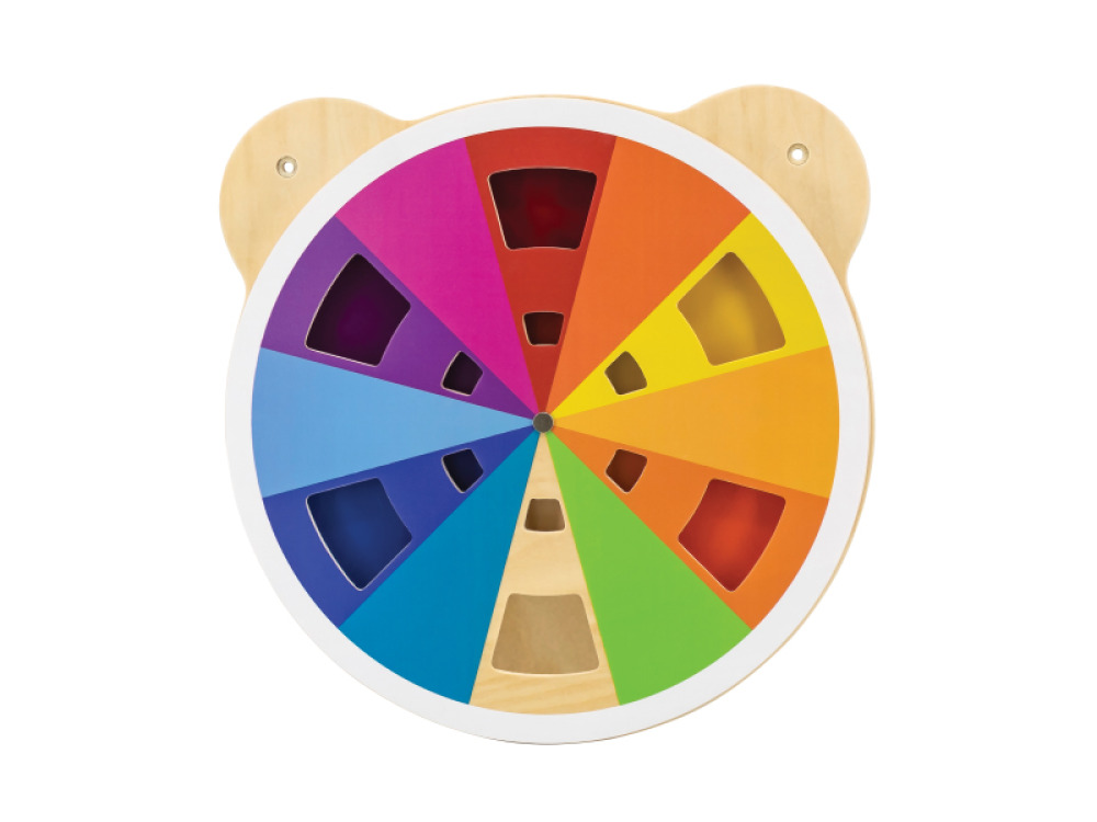Manipulative board - bear - rainbow