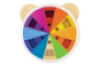 Manipulative board - bear - rainbow
