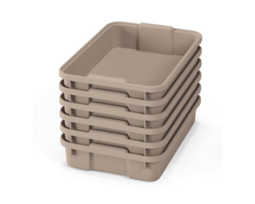 Small plastic containers - eco beige - 06